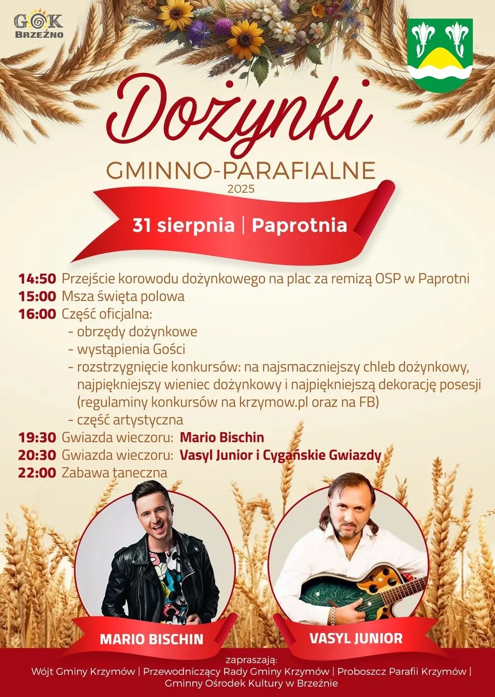 Krzymów dożynki 31.08.2025