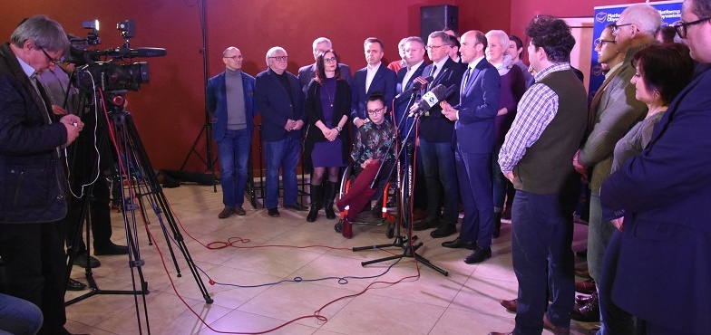 Konin na trasie wewnętrznej kampanii PO. Borys Budka przyjechał prosić o głosy  