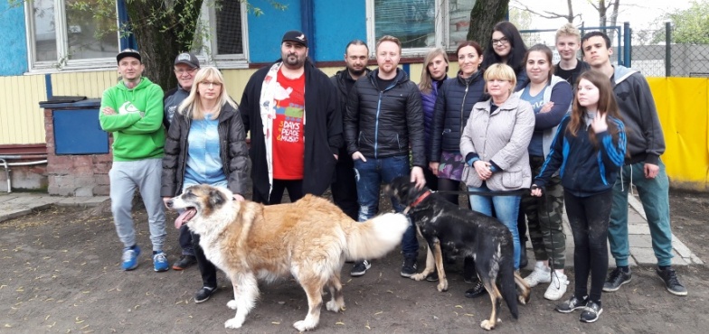Zespół „Piersi” w schronisku dla bezdomnych zwierząt. Muzycy zadeklarowali pomoc