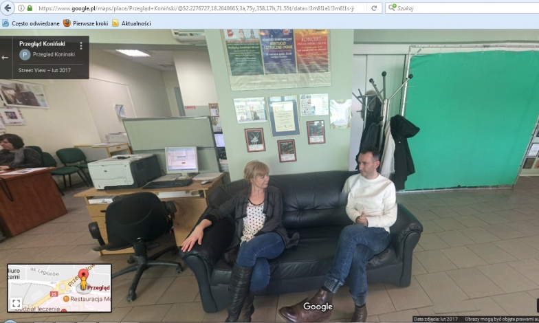 Zapraszamy na wirtualne zwiedzanie. Przegląd Koniński w Google Street View