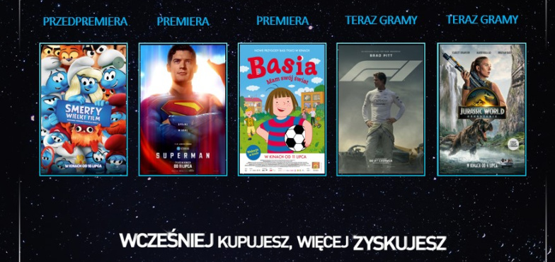 Helios Konin zaprasza na lipcowe hity na wielkim ekranie!