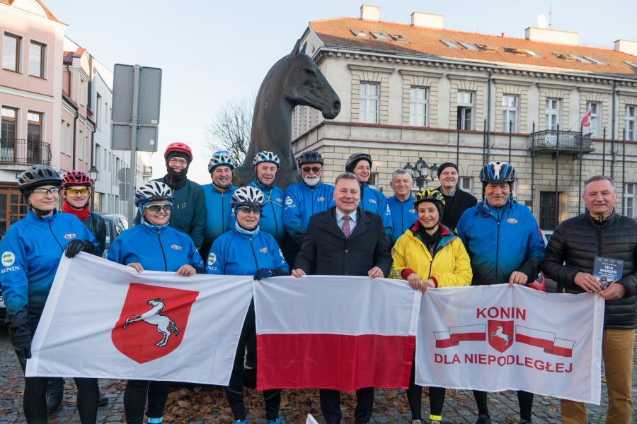 Himalaistka i podróżniczka zakończyła w Koninie 4. etap rajdu rowerowego Południe-Północ