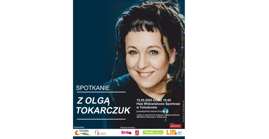Olga Tokarczuk przyjedzie do Tuliszkowa