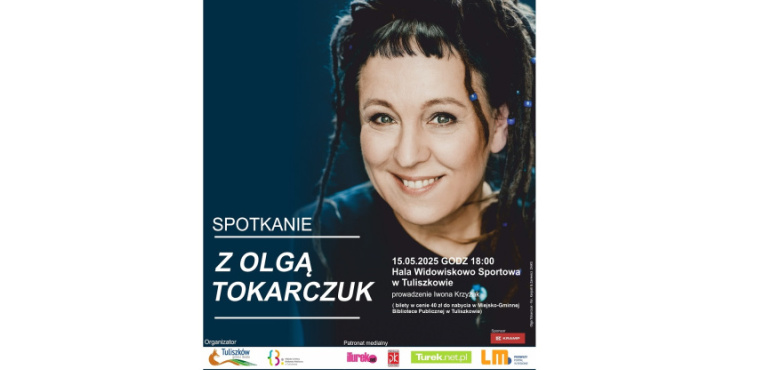 Olga Tokarczuk przyjedzie do Tuliszkowa