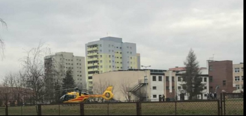 Śmigłowiec Lotniczego Pogotowia Ratunkowego wylądował na Zatorzu 