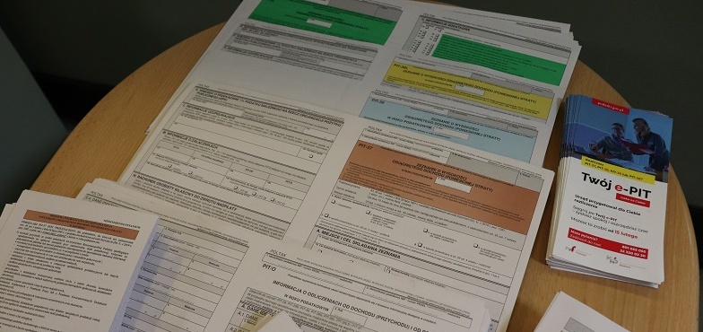 Dyżur pracowników urzędu skarbowego w redakcji ,,Przeglądu Konińskiego” przełożony