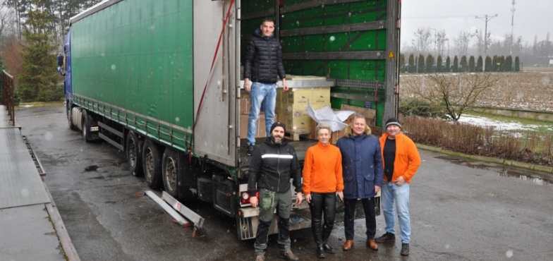 Trzeci transport z pomocą humanitarną dla mieszkańców Czerniowców w Ukrainie