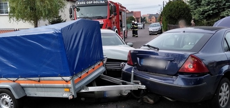 Kolizja na skrzyżowaniu. Nikomu nic się nie stało