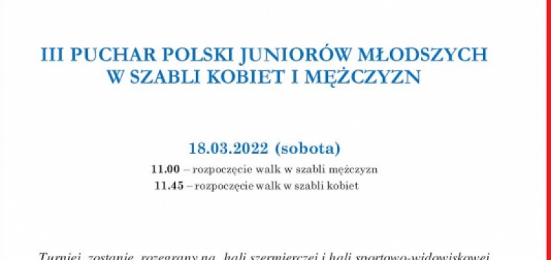 W sobotę do Konina przyjadą szabliści z całej Polski