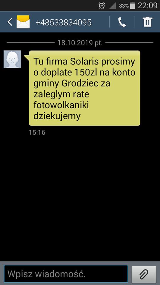 Wójt ostrzega przed oszustami. Rozsyłają fałszywe sms-y