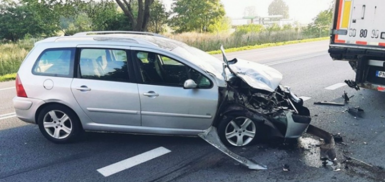 Wypadek w Kolonii Golina. Nikt nie ucierpiał