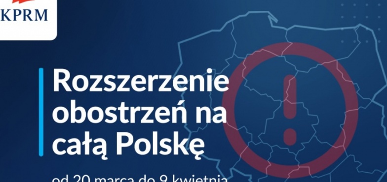 Od najbliższej soboty obostrzenia znów w całej Polsce 