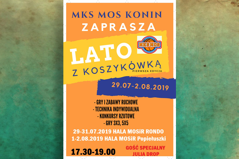 Wychowanka konińskiego MKS-u MOS, a dziś znana zawodniczka ekstraklasy gościem „Lata z Koszykówką”. Nasze miasto odwiedzi Julia Drop