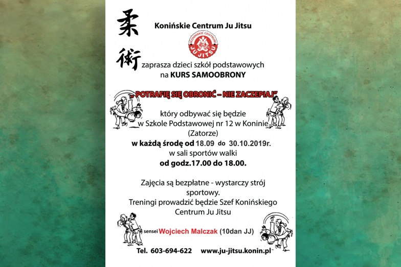 „Potrafię się obronić – nie zaczepiaj”. Konińskie Centrum Ju-Jitsu organizuje coroczny, darmowy kurs samoobrony