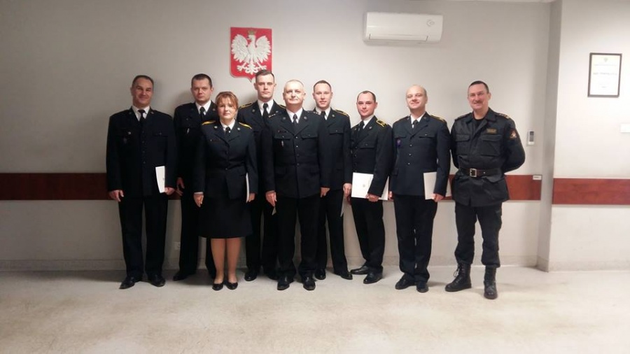 Nowi dowódcy i naczelnik wydziału. Konińscy strażacy awansują 