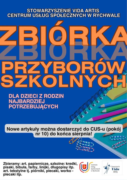 Trwa zbiórka przyborów szkolnych 