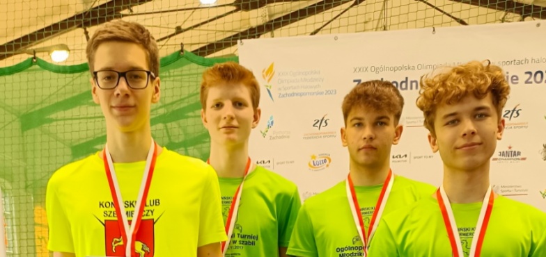 Koniński Klub Szermierczy drugi na Ogólnopolskiej Olimpiadzie Młodzieży