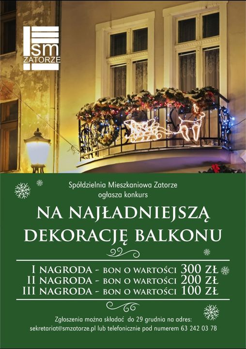 Kto najładniej udekoruje balkon? Będą nagrody