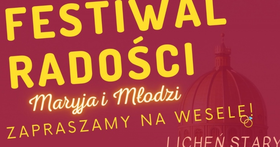 Festiwal Radości „Maryja i Młodzi” jednak jednodniowy 