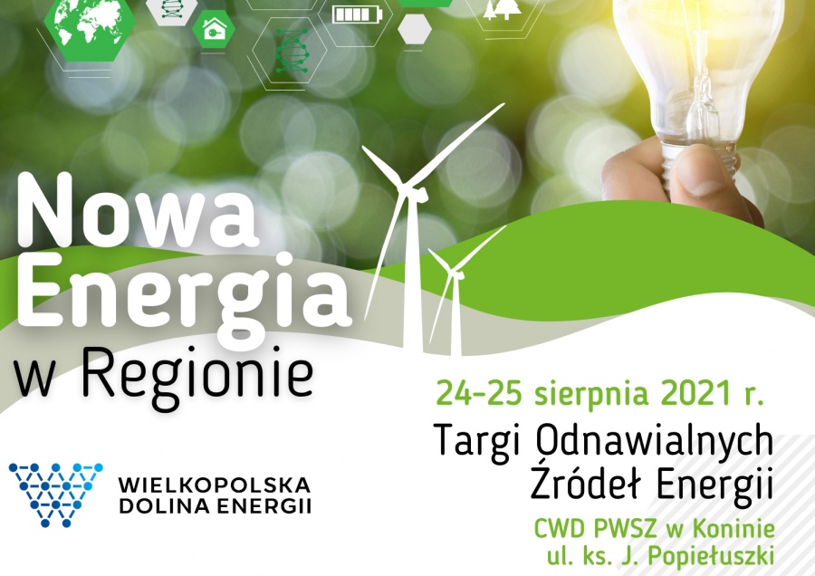  I w Koninie Targi Odnawialnych Źródeł Energii – „Nowa Energia w Regionie”. Można się jeszcze zgłaszać!