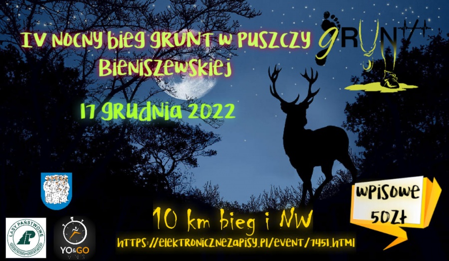 Nocny bieg w Bieniszewie