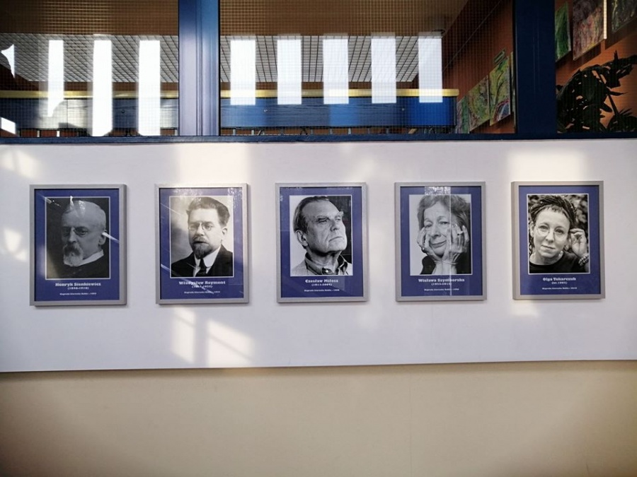 Galeria w Miejskiej Bibliotece Publicznej. Pięcioro polskich laureatów Nagrody Nobla w dziedzinie literatury  