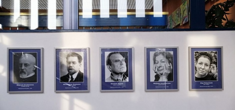 Galeria w Miejskiej Bibliotece Publicznej. Pięcioro polskich laureatów Nagrody Nobla w dziedzinie literatury  