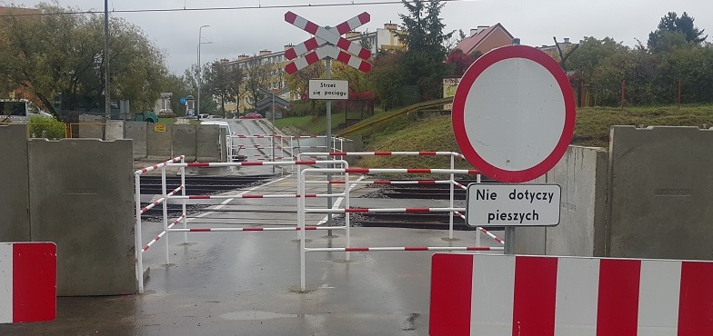Przejście przez tory na ulicy Okólnej wreszcie zostało otwarte 