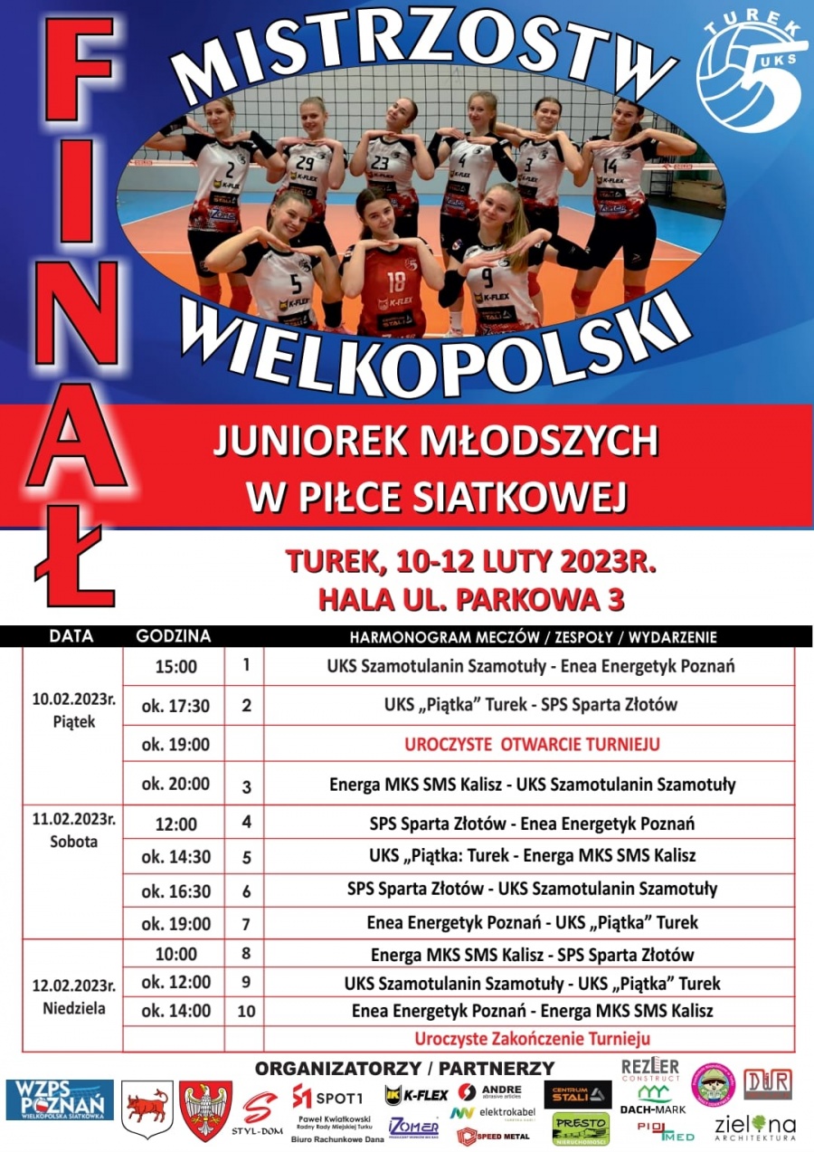 W Turku odbędą się Mistrzostwa Wielkopolski Juniorek Młodszych