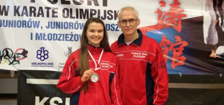 Srebrny medal i tytuł wicemistrzyni Polski dla zawodniczki Sokoła Kleczew