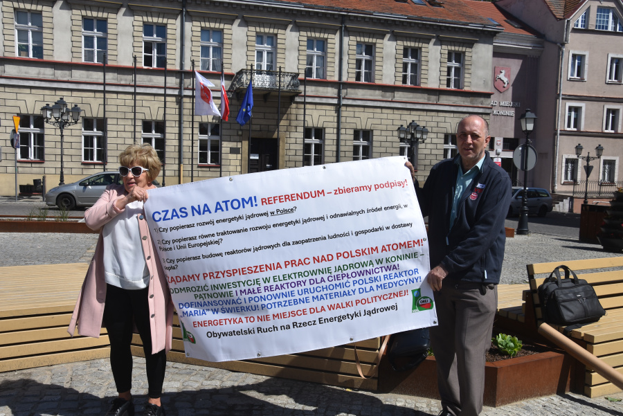 Zbierają podpisy, by przeprowadzić referendum. Żądają przyspieszenia prac nad polskim atomem