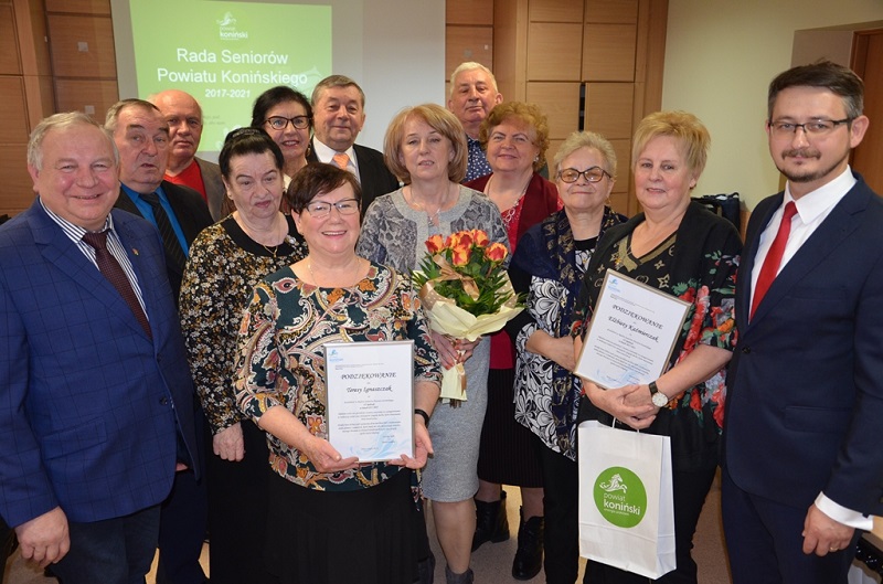 Seniorzy w powiecie zakończyli kadencję. Starosta dziękował im za aktywność 