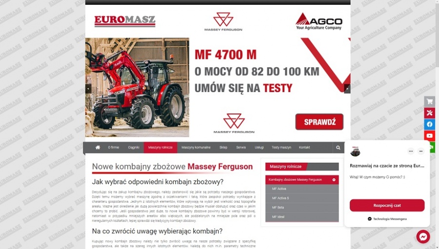 Kombajny zbożowe Massey Ferguson - dlaczego są najlepsze