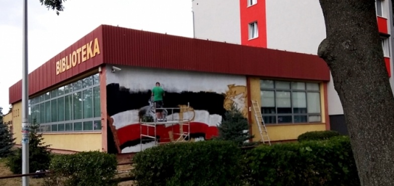 Zginął w Powstaniu Warszawskim. Turkowianin stworzył mural jego pamięci