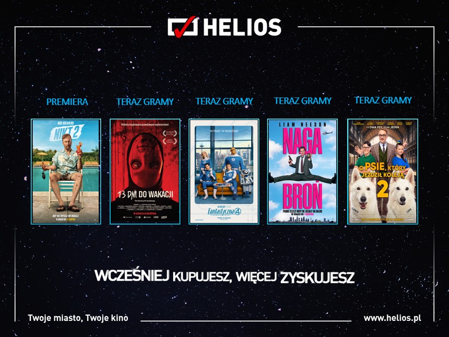 Gorące nowości na ekranach kina Helios
