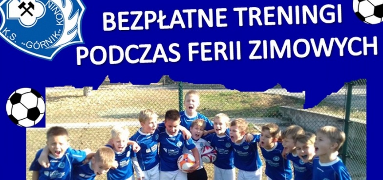Biało-niebieskie treningi w ferie. Górnik Konin zaprasza najmłodszych do „dwunastki”