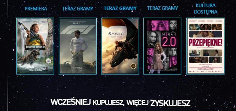 Filmowy początek wakacji w kinie Helios
