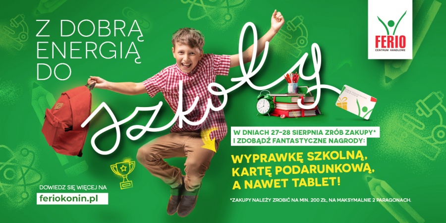 Wróć do szkoły z dobrą energią i nagrodami!