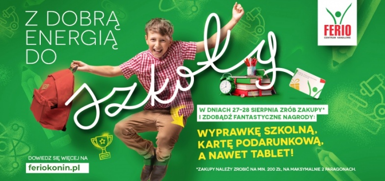 Wróć do szkoły z dobrą energią i nagrodami!
