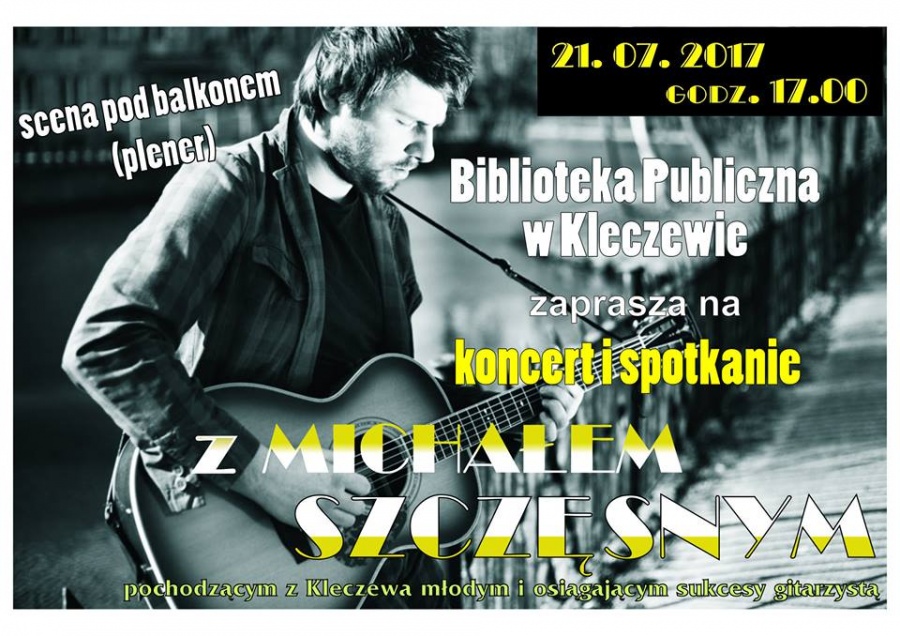 Michał Szczęsny poprowadzi muzyczne warsztaty. Nauczy grać na gitarze
