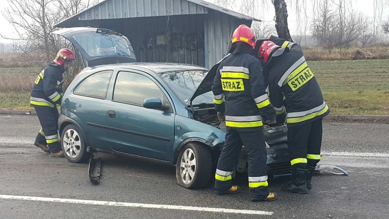 Stłuczka na Przemysłowej. Jedna nitka drogi zablokowana