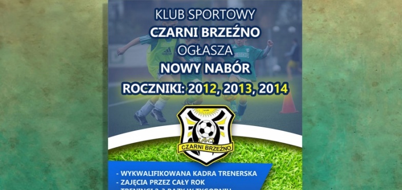 Rozpocznij piłkarską karierę w Brzeźnie. Czarni zapraszają na treningi dzieci z roczników 2012, 2013 i 2014