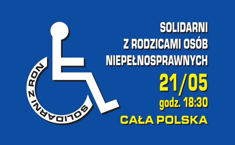 Konin solidarny z Rodzicami Osób Niepełnosprawnych. Wiec poparcia dzisiaj, godzina 18.30 – plac Wolności