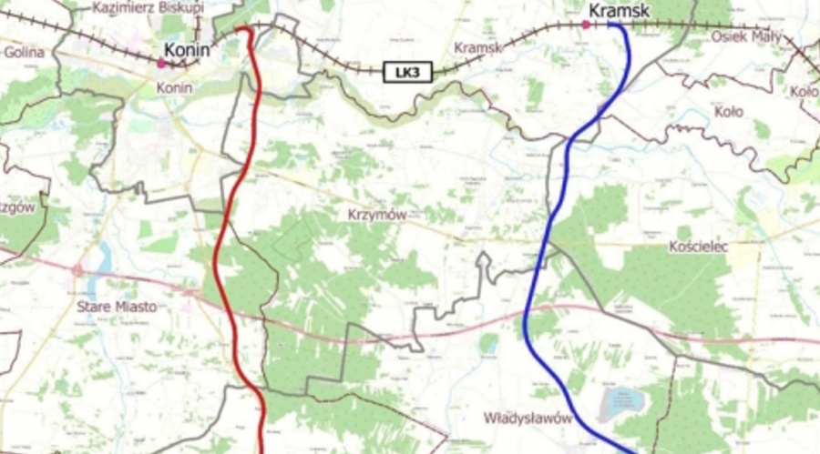 Linia kolejowa Konin-Turek. Który wariant jest lepszy i czy będzie przebiegać przez osiedla mieszkaniowe?