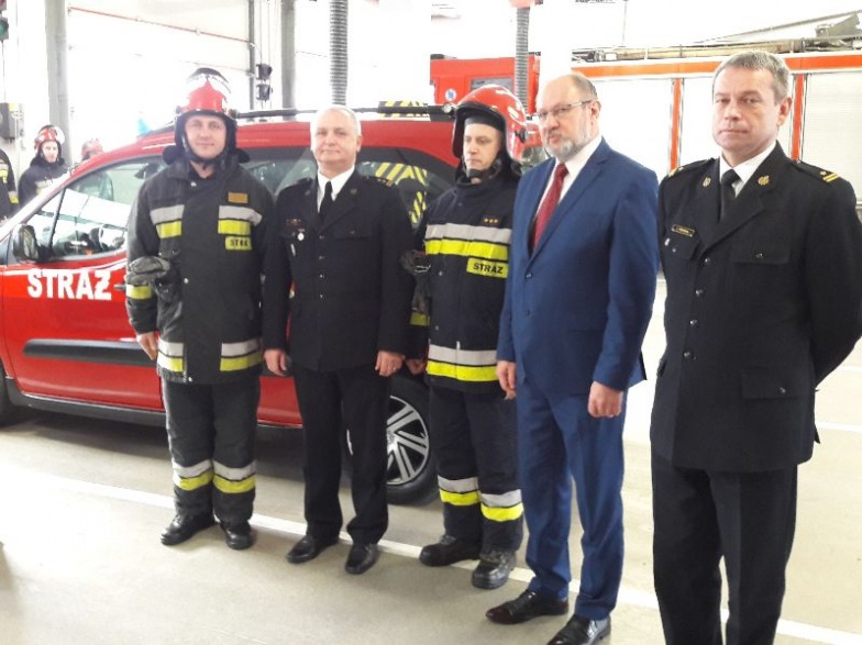 Konińscy strażacy podsumowali 2017 rok. Dostali nowy samochód 