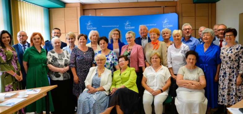 Jest nowa Rada Seniorów Powiatu Konińskiego. Starosta podziękowała ustępującym członkom