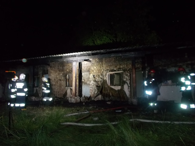 Pożar domków letniskowych. W środku nie było nikogo 