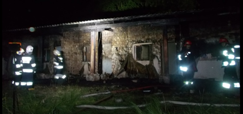 Pożar domków letniskowych. W środku nie było nikogo 