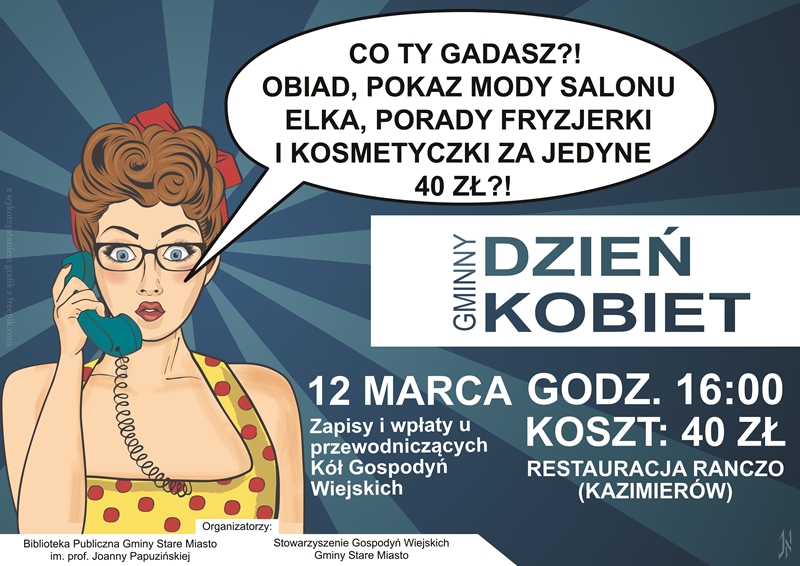 Dzyń, dzyń! Tu gminny Dzień Kobiet w Starymi Mieście