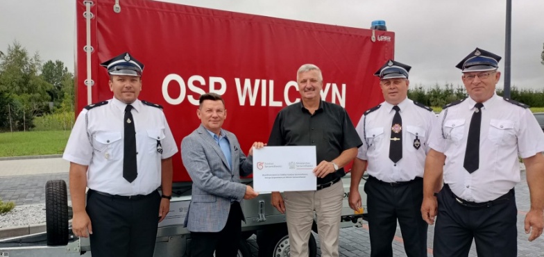 Druhowie otrzymali lekką przyczepkę 
